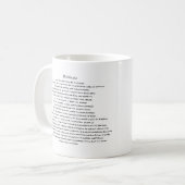 DESIDERATA CUSTOM-TASSE KAFFEETASSE (Vorderseite Links)
