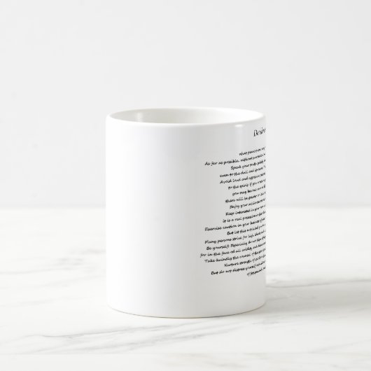 DESIDERATA CUSTOM-TASSE KAFFEETASSE (Mittel)