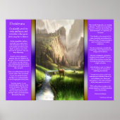 Desiderata Deer Valley Posters Poster (Vorne)
