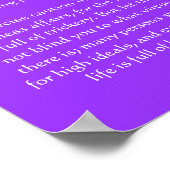 Desiderata Deer Valley Posters Poster (Ecke)