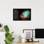 Desiderata - Der Krabbennebel im Taurus Poster (Heimbüro)