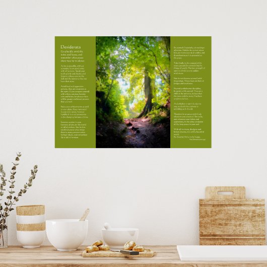Desiderata - der letzte Anstieg Poster (Küche)