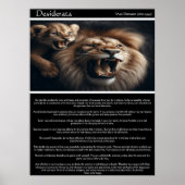 Desiderata: Die Freude des Königs Poster (Vorne)