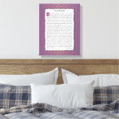 Desiderata - Dinge erwünscht Leinwanddruck (Insitu (Schlafzimmer))