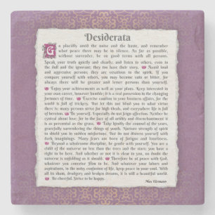 Desiderata - Dinge erwünscht Steinuntersetzer