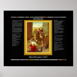 DESIDERATA Donkey- und Hundeplakate Poster