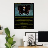Desiderata Eagle over Water Posters Poster (Heimbüro)