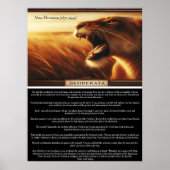 Desiderata: Echos of the Wild Poster (Vorne)