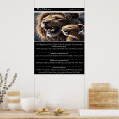 Desiderata: Eine Anleihe von Roars Poster (Küche)