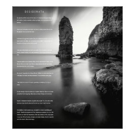 DESIDERATA - Englandküste Fotodruck
