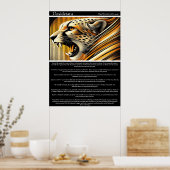 Desiderata entfesseln Sie Ihre innere Stärke Poster (Küche)