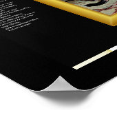 Desiderata Ermine Vintage Kunst Poster (Ecke)