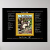 Desiderata Ermine Vintage Kunst Poster (Vorne)