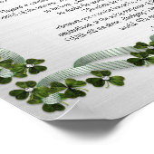 Desiderata "erwünschte Dinge" Prosa irischen Hinte Poster (Ecke)