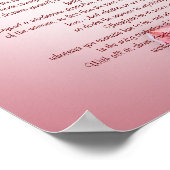 Desiderata "erwünschte Dinge", Prosa Poster (Ecke)