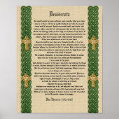 Desiderata "erwünschte Dinge", Prose Celtic Knot b Poster (Vorne)