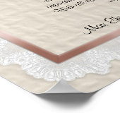 Desiderata "erwünschte Dinge" Rose und Calla Lilie Poster (Ecke)