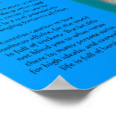 DESIDERATA Face Dive Poster (Ecke)