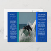 DESIDERATA Face Dive Postkarte (Vorne/Hinten)