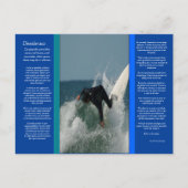 DESIDERATA Face Dive Postkarte (Vorderseite)