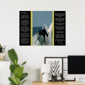 Desiderata Falling Surfer Posters Poster (Heimbüro)