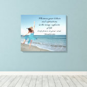 Desiderata für Mutter Leinwanddruck (Insitu (Holzboden))