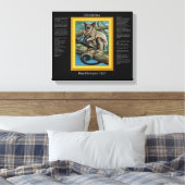 DESIDERATA Galago 2 Leinwanddruck (Insitu (Schlafzimmer))
