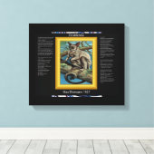 DESIDERATA Galago Canvas Print Leinwanddruck (Insitu (Holzboden))