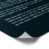 Desiderata Gedicht - Carina Nebula, Argo Navis Poster (Ecke)