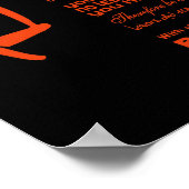 Desiderata Gedicht Fontain Wasser bei Sonnenunterg Poster (Ecke)