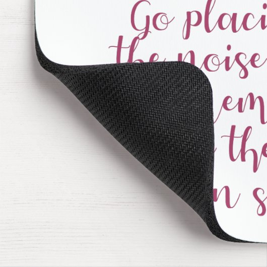 Desiderata Gedicht Friedliche Meditation Mousepad (Ecke)