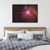 Desiderata Gedicht guidance - Orion Nebula Leinwanddruck (Insitu (Schlafzimmer))
