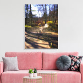 Desiderata Gedicht - Ich habe Zeit Leinwanddruck (Insitu (Wohnzimmer))