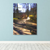 Desiderata Gedicht - Ich habe Zeit Leinwanddruck (Insitu (Holzboden))