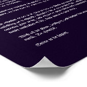 Desiderata Gedicht - Krabbenpulsar Zeit Stillstand Poster (Ecke)