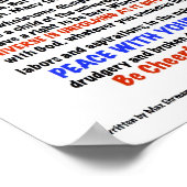 DESIDERATA Gedicht=Max Ehrmann=LIFE-Version Poster (Ecke)