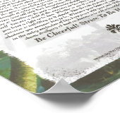 DESIDERATA Gedicht=Max Ehrmann=Palm Beach Poster (Ecke)