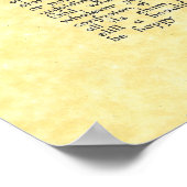 DESIDERATA Gedicht=Max Ehrmann=Sammlung von Pergam Poster (Ecke)