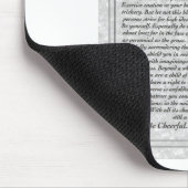 DESIDERATA Gedicht Mousepad (Ecke)