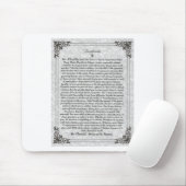 DESIDERATA Gedicht Mousepad (Mit Mouse)
