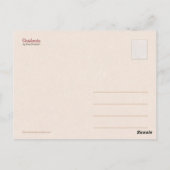 Desiderata Gedicht Postcard Postkarte (Rückseite)