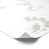 Desiderata Gedicht über verblasste antike Tapete Poster (Ecke)