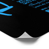 Desiderata Gedicht Up Delphine Poster (Ecke)