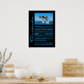 Desiderata Gedicht Up Delphine Poster (Küche)