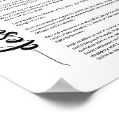 Desiderata Gedicht von Max Ehrmann Poster (Ecke)