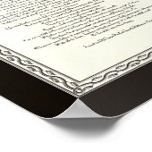 DESIDERATA Gedicht von Max Ehrmann Poster (Ecke)