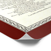 DESIDERATA Gedicht von Max Ehrmann Poster (Ecke)