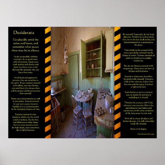 DESIDERATA Ghost Room Posters Poster (Vorne)