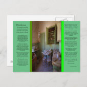 DESIDERATA Ghost Room Postkarte (Vorne/Hinten)
