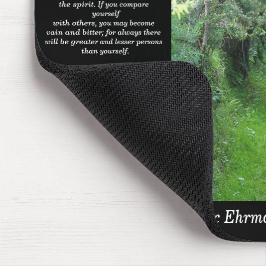 DESIDERATA Gras-Straße Mousepad (Ecke)